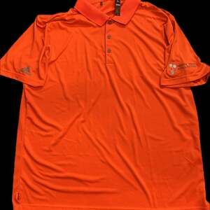 Adidas Men's Short Sleeve Performance Golf Polo Shirt Orange Media Tech Collecti